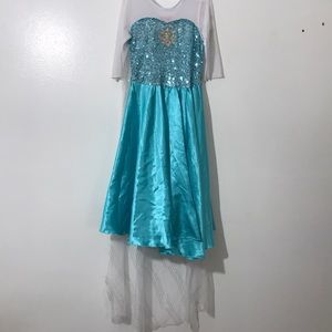 Pettigirl Frozen Dress with Lace & Sequins Sz 10